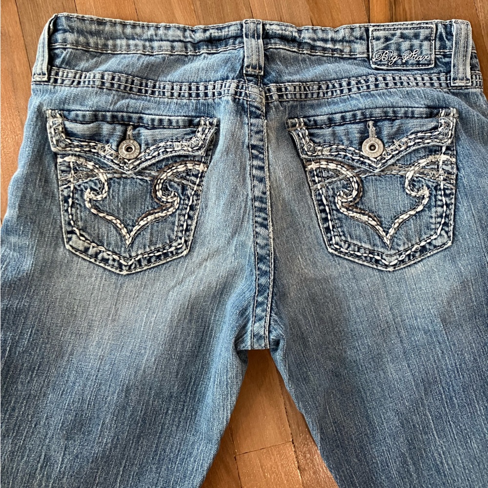 Big Star flap pocket cropped jeans size 33